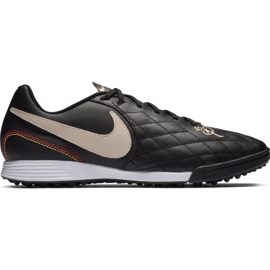 Nike Tiempo Legend X 7 Academy 10R Tf M AQ2218-027 scarpe da calcio nero nero