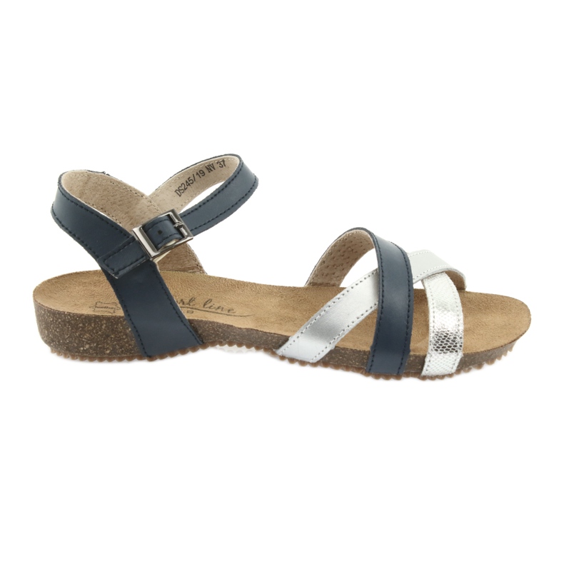 Sandali sportivi blu navy / argento Filippo 245 grigio