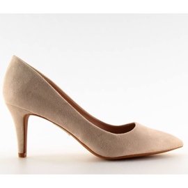 Décolleté con tacco a spillo 539 Beige II-GAT