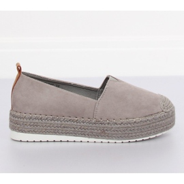 Espadrillas sull'alto grigio grigio BL247 Grigio II-GAT