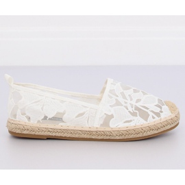 Espadrillas openwork bianco 68-130 Bianco II-GAT