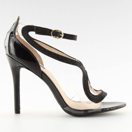 Sandali neri 1443 Nero II-GAT