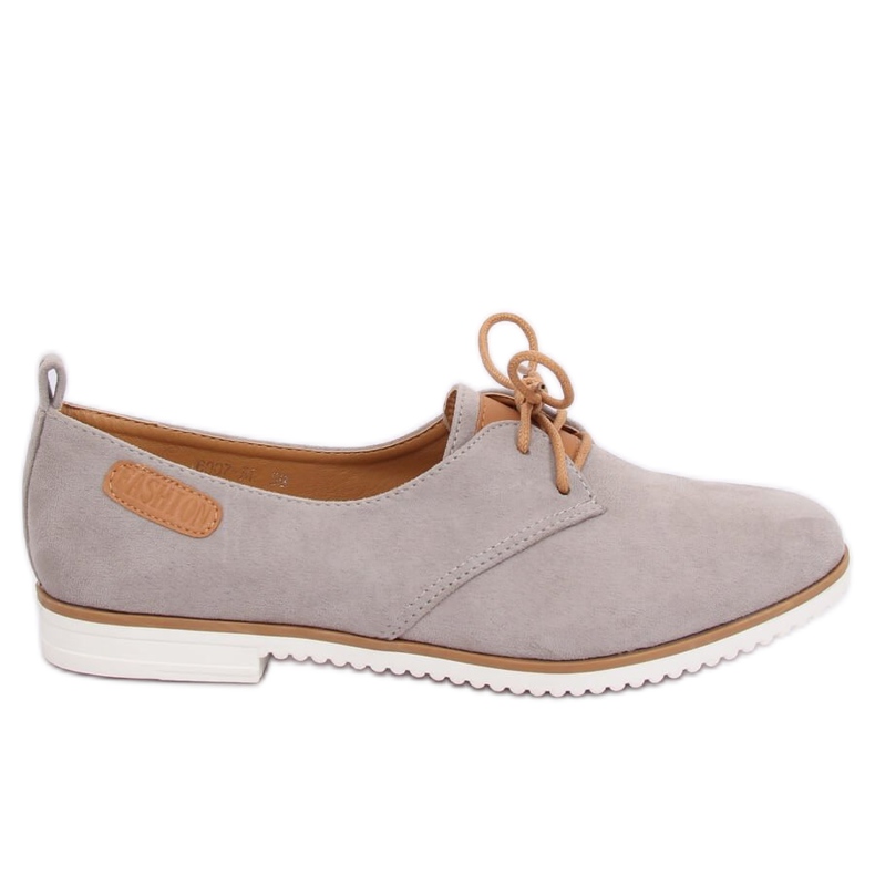 Grigio Mocassini grigi da donna 6907-BL Grigio