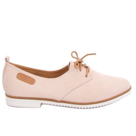 Mocassini da donna beige e rosa 6907-BL Pink