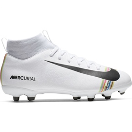 Nike Mercurial Superfly 6 Academy Mg Jr AJ3111-109 scarpe da calcio multicolore bianco