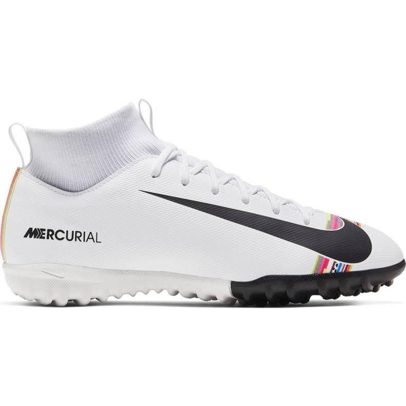 Nike Mercurial Superfly X 6 Academy Tf Jr AJ3112-109 scarpe da calcio multicolore bianca