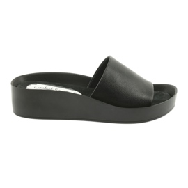 Ciabatte profilate nere Filippo 768 nero