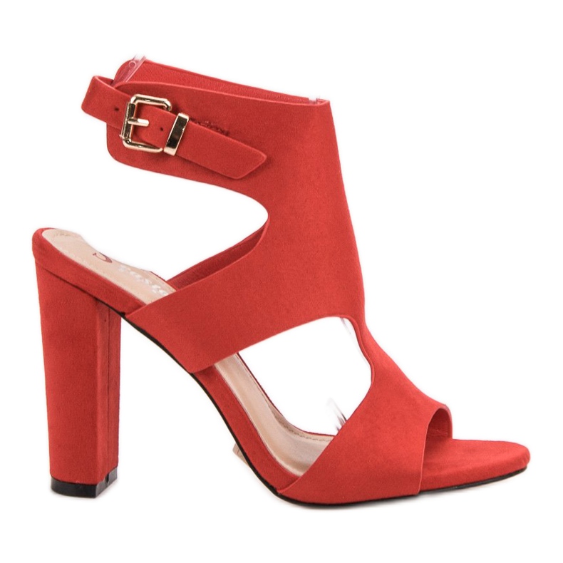 Seastar Sandali eleganti in pelle scamosciata rosso