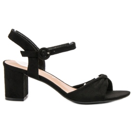 Eleganti sandali neri nero