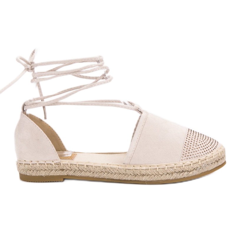 Seastar Espadrillas Legate Con Cristalli beige