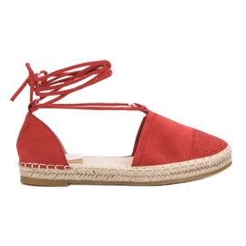 Seastar Espadrillas Legate Con Cristalli rosso