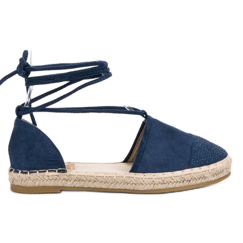 Seastar Espadrillas Legate Con Cristalli blu