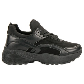 Scarpe da ginnastica senza lacci nero