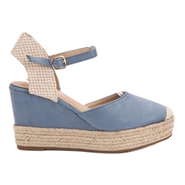 Seastar Espadrillas sulla piattaforma blu