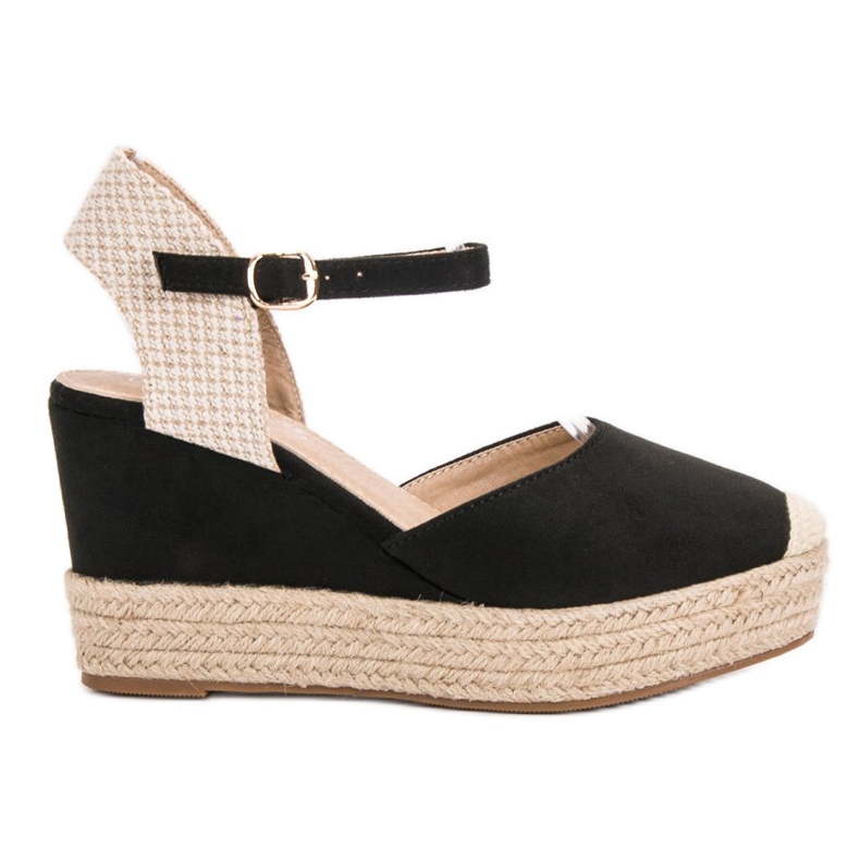 Seastar Espadrillas sulla piattaforma nero