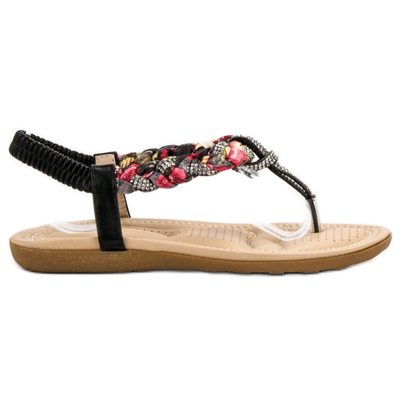 Cm Paris Sandali giapponesi alla moda nero