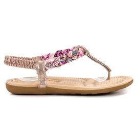 Cm Paris Sandali giapponesi alla moda rosa