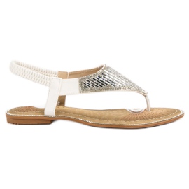 Encor Sandali bianchi di infradito bianco