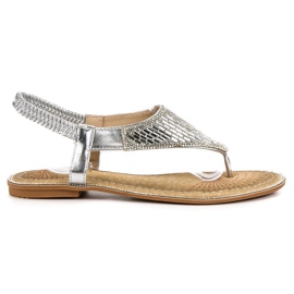 Encor Sandali giapponesi argento grigio