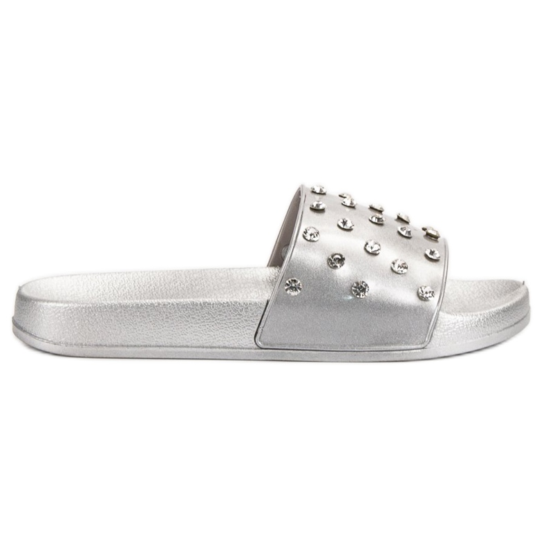 SHELOVET Pantofole da donna comode grigio