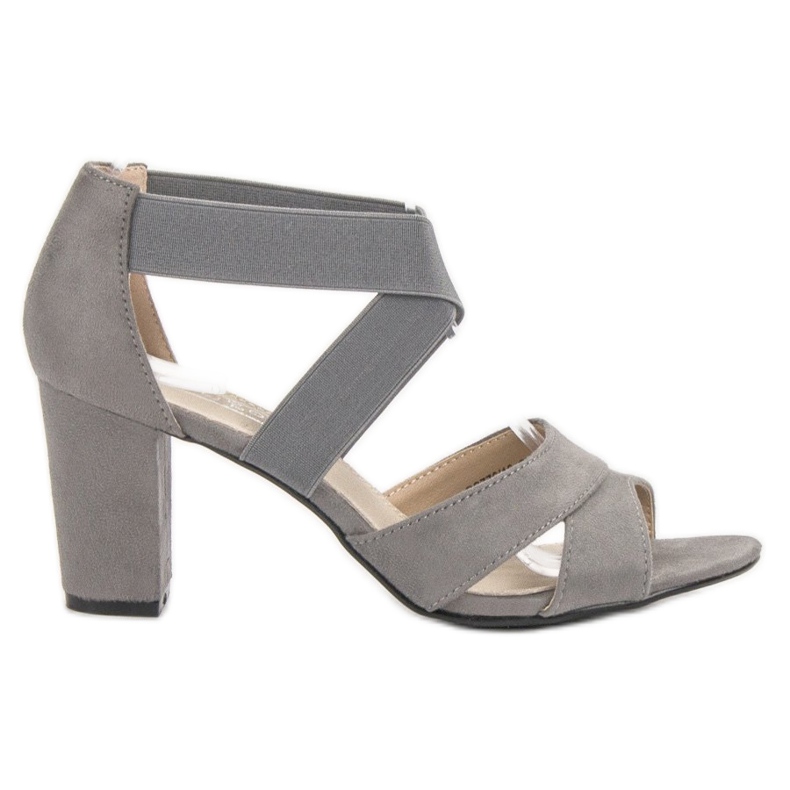 Filippo Sandali grigi senza lacci grigio