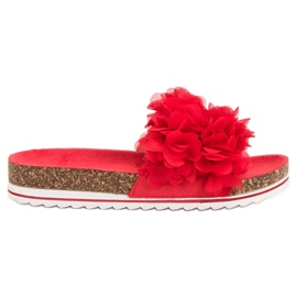 Seastar Pantofole rosse alla moda rosso