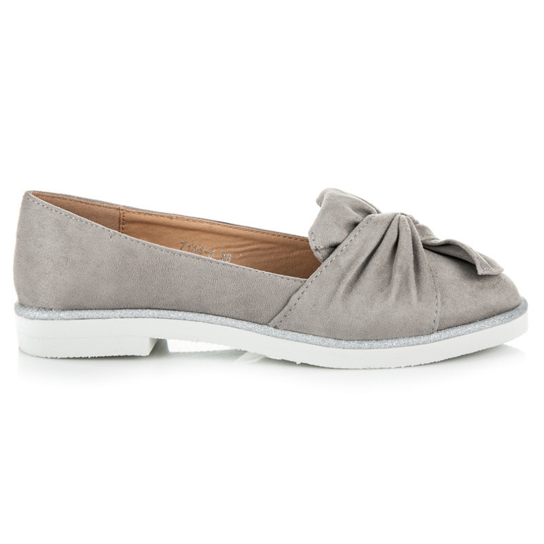 Vices Scarpe Scamosciate Con Decorazioni Glitter grigio