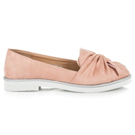 Vices Scarpe Scamosciate Con Decorazioni Glitter rosa