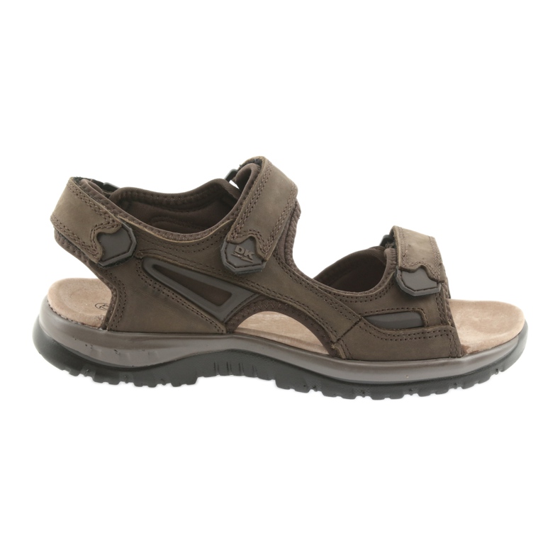 Sandali con velcro, fondo EVA DK marrone chiaro