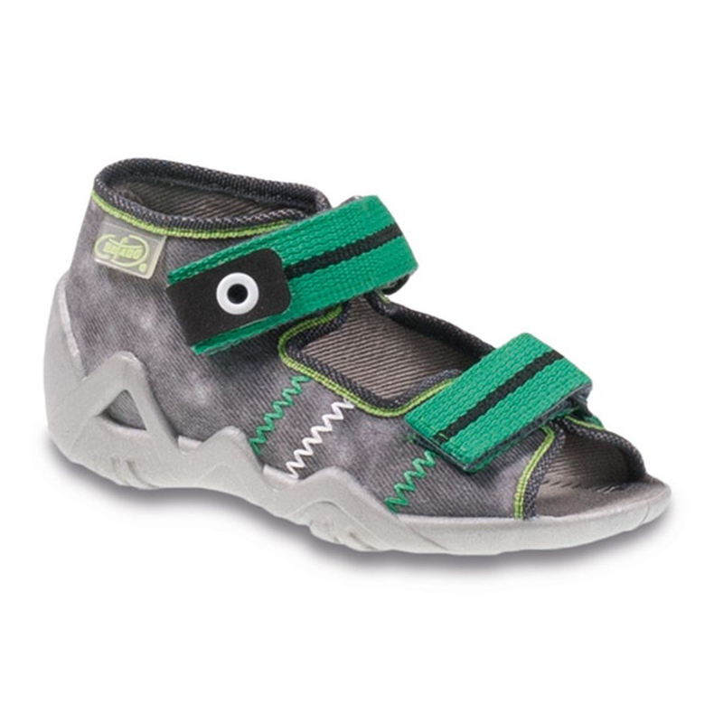 Scarpe per bambini Befado 250P066 grigio verde