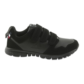 Scarpe sportive American Club FH16 con velcro nere nero