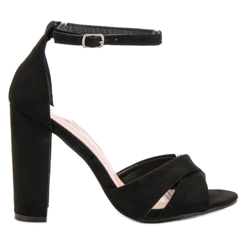 SHELOVET Eleganti sandali neri nero