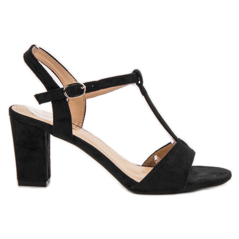 Jumex Sandali in pelle scamosciata neri nero