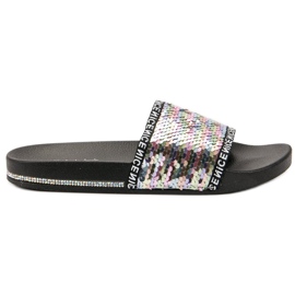 Seastar Pantofole con paillettes grigio