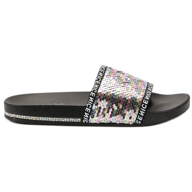 Seastar Pantofole con paillettes grigio