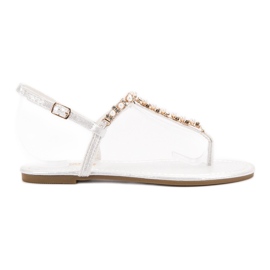 Comer sandali giapponesi bianco