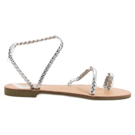 Comer Sandali Slip-On da donna grigio