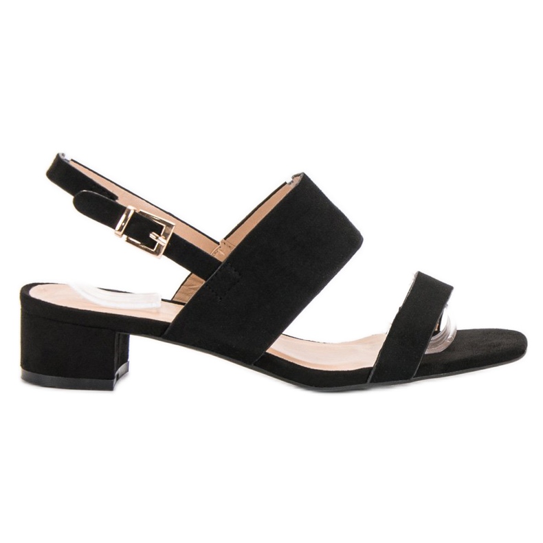 Small Swan Comodi sandali con tacco alto nero
