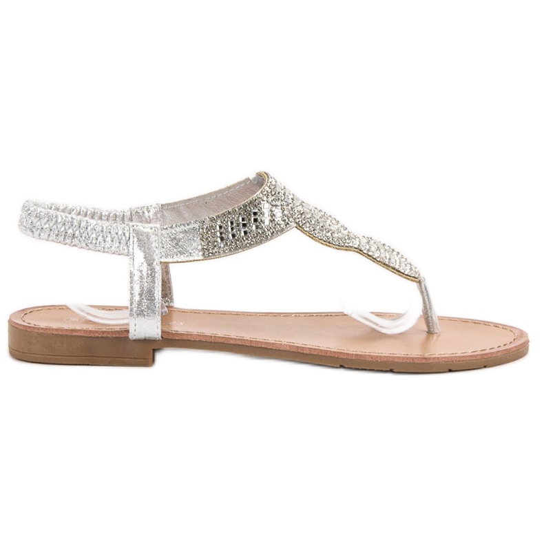 SHELOVET Sandali giapponesi slip-on grigio