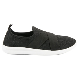 Ideal Shoes Scarpe sportive slip-on nero