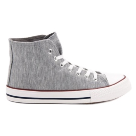 Jumex Sneakers alte grigie grigio