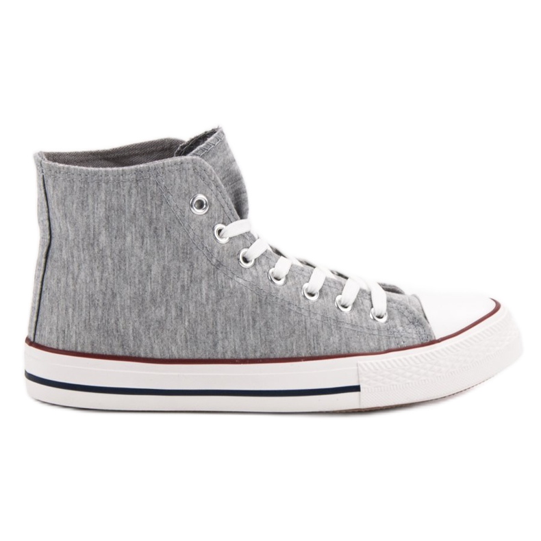 Jumex Sneakers alte grigie grigio