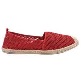 Seastar Espadrillas in tessuto rosso