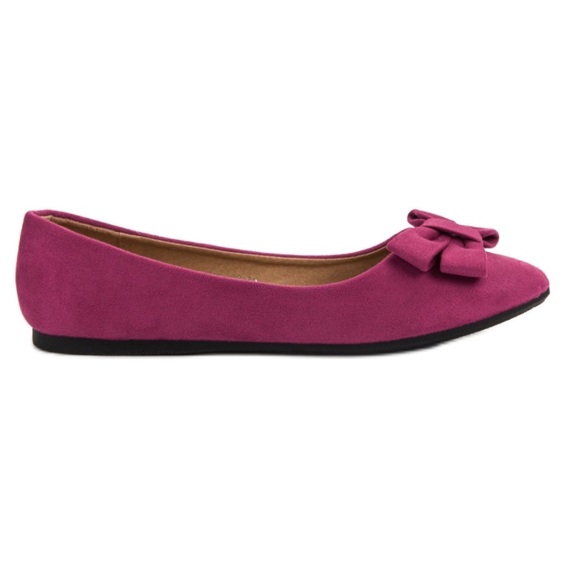 Ch. Creation Ballerina In Pelle Scamosciata In Spitz rosa