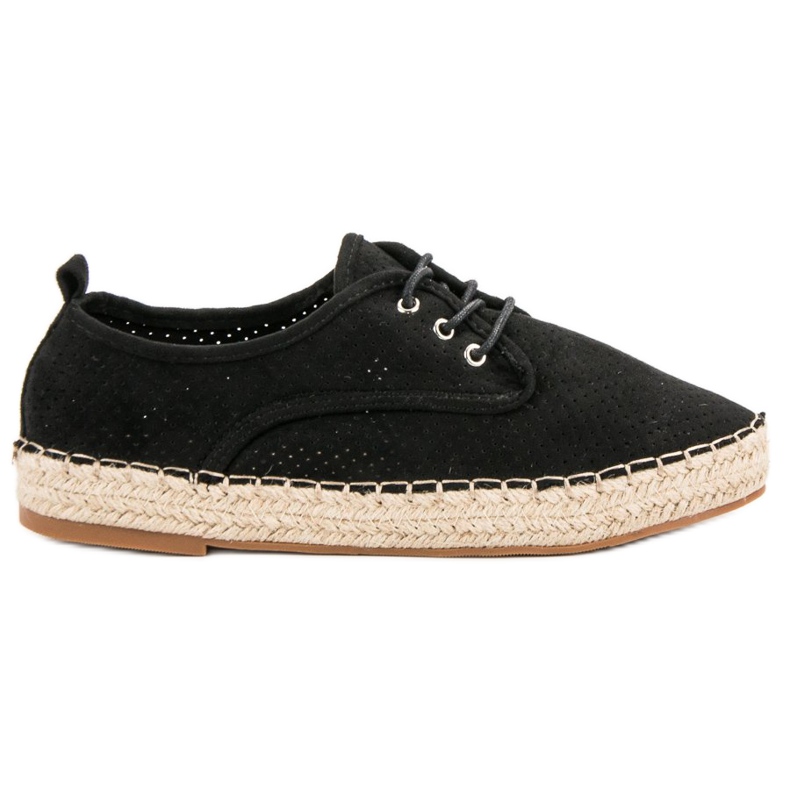 Small Swan Scarpe brogue scamosciate traforate nero