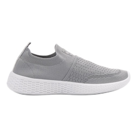 Weide Calzature in tessuto alla moda grigio