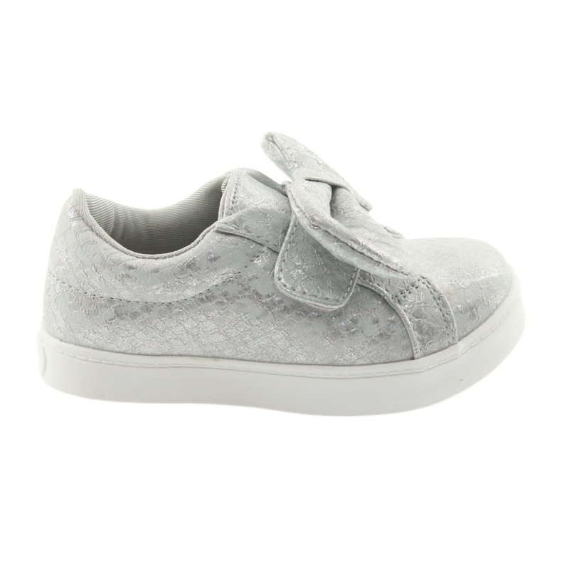 Sneakers ES23 con fiocco argento American Club grigio