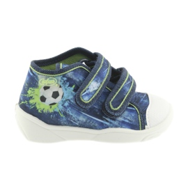 Scarpe da bambino palla Befado 212P058 blu verde blu navy