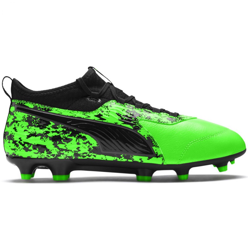 Puma One 19.3 Fg Ag M 105486 04 scarpe da calcio multicolore verde