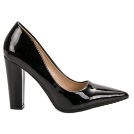 SHELOVET Décolleté laccate nero